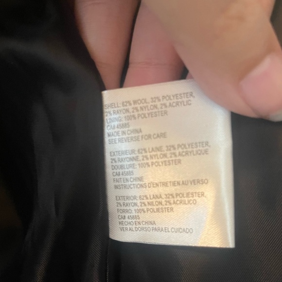 Michael Kors Wool-Blend Moto Trench Coat - Picture 4 of 6